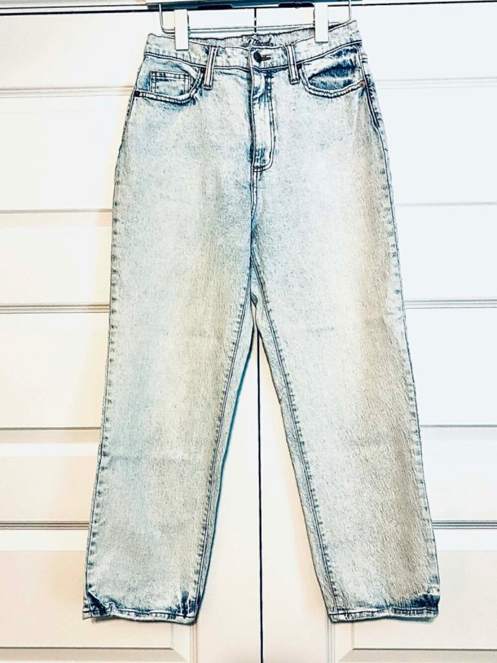 New UNIVERSAL THREAD Vintage Highest-Rise Straight Jeans Vintage Light Wash 8\29 - Picture 4 of 7